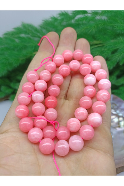 DOĞAL TAŞ CENNETİ 40 cm lungime - 10 mm cuarț roz piatră naturală (certificat)