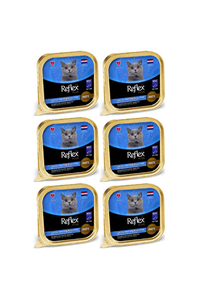 Reflex Ezme Ringa ve Morina Balıklı Yetişkin Kedi Konservesi 85gr - 6 Adet