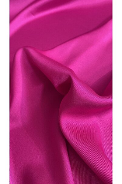 feminen Saten Kumaş Fuşya Renk