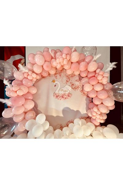 turkuaz parti Swan Concept Balloon Set