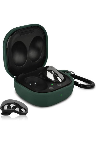 UnDePlus Samsung Galaxy Buds FE / Buds 2 Pro / Buds 2 / Buds Pro / Buds Live - حافظة من السيليكون المخملي