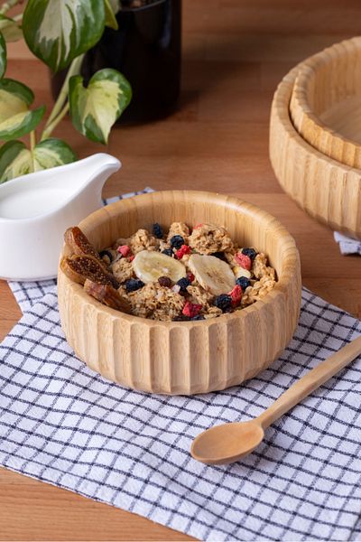 FH finehome 15Cm Fua Bamboo Bowl