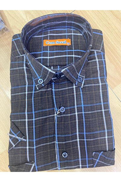 NOBLE STORE Classic Patterned Dad Pocket Shirt