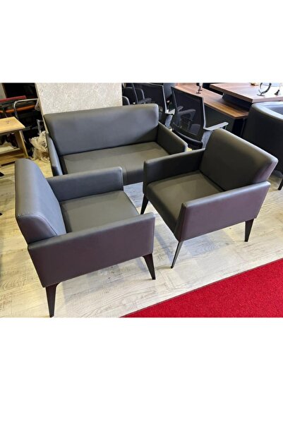 ENG OFİS MOBİLYALARI FALCON DERİ MİSAFİR TAKIMI