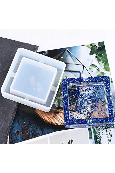 Hobilear Epoksi Silikon Kare Küllük Kalıbı