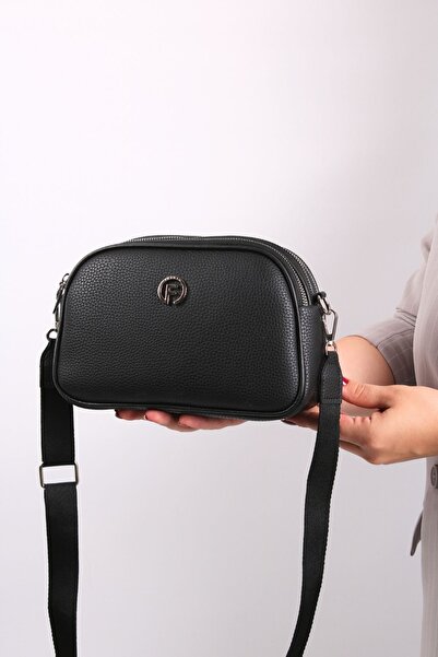 GALB LEATHER Geantă de umăr pentru femei New Season - Dimensiune medie, 4 compartimente, curea lată, 21x15 cm