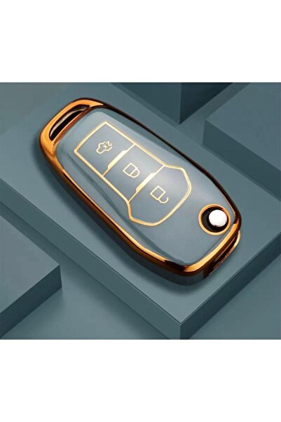 AYZ GARAGE F O R D Switchblade Tpu Material Gray (Petek) Key Case