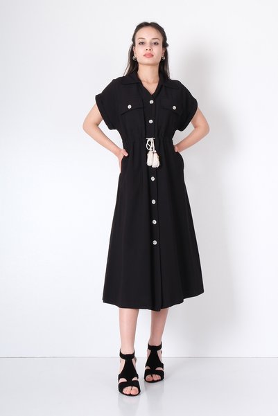 GLARMİ Beli Tünelli Elbise