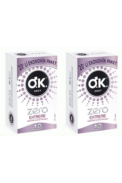 Okey Zero Extreme 20'li Prezervatif