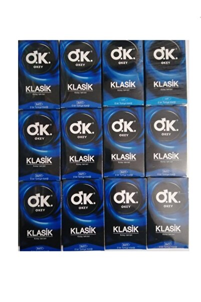 Okey Klasik Prezervatif 120 Li (12 Paket)