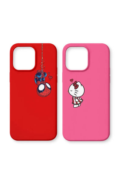 enfein Balporsuku İPhone 11 İle Uyumlu Çiftlere (Sevgililere) Özel Şeffaf Kıl...