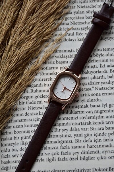 LOOKUP NEW ساعة يد أنجيلا براون للجنسين للنساء والرجال بسوار جلدي بسيط عتيق ل...