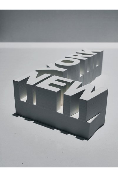 CMHOME NEW YORK - Stone Colored Book Holder, Decorative Accessory