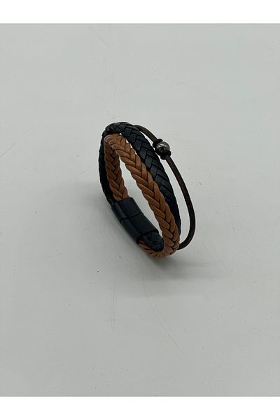 Hobimos Men's Leather Bracelet - Comfortable and Stylish