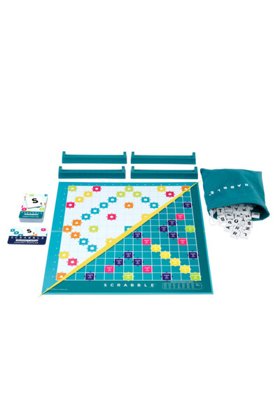 Scrabble Mattel Games Scrabble kutu oyunu, 2-4 oyuncu, Türkçe versiyon HXV98