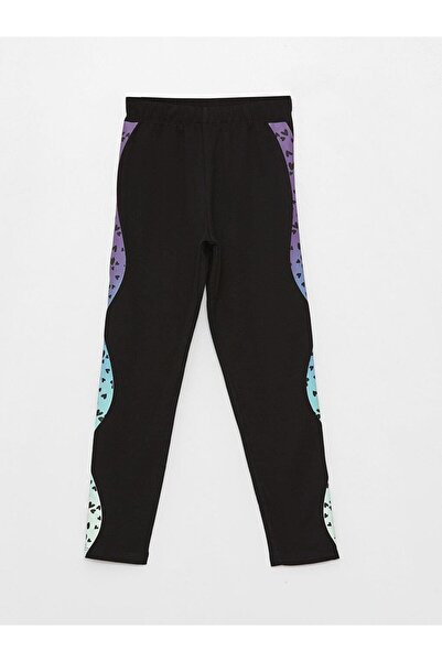 LC Waikiki LCW Παιδικό μακρύ κολάν για κορίτσια - Ελαστική μέση και στάμπα