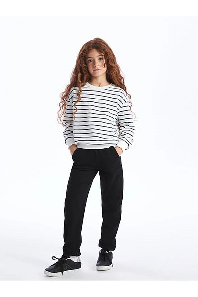 LC Waikiki LCW Kids Basic Girl's Jogger Sweatpants με ελαστική μέση