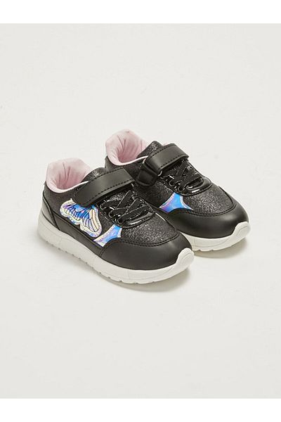 LC Waikiki LCW STEPS Printed Lace-Up Velcro Girls' Sports Shoes