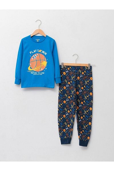 LC Waikiki Set - Long Sleeve Round Collar Pajamas for Babies