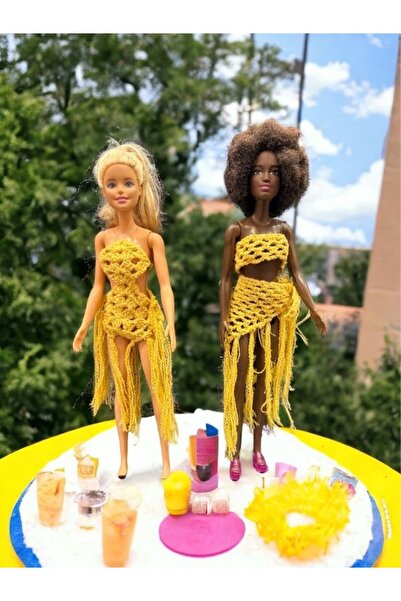 Zekids Barbie Bebek Için Handmade 2 li Mayo