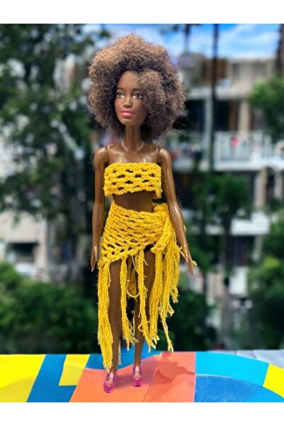 Zekids Barbie Bebek Için Handmade 2 li Mayo