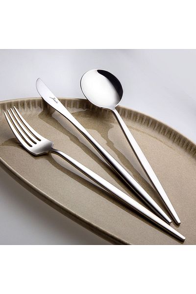 Jumbo 9000 Matte 84 Piece 12-Person Cutlery Set
