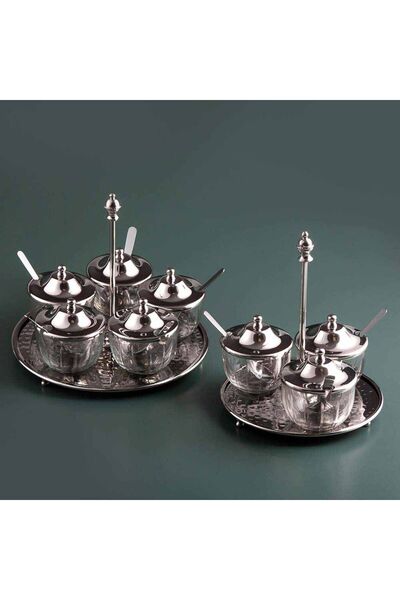 Jumbo Alula Standlı 5'li Baharat Seti 21x21x19,5 cm