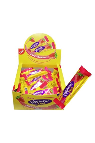 Ülker Kremini Mini Çilek Aromalı Şekerleme 7 Gr X 50'li