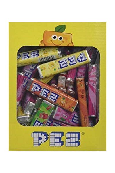 Cappy Fruit Flavored Pez Sugar - Net 100X8.5Gr = 850Gr