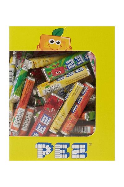 Cappy Fruit Flavored Pez Sugar - Net 100X8.5Gr = 850Gr