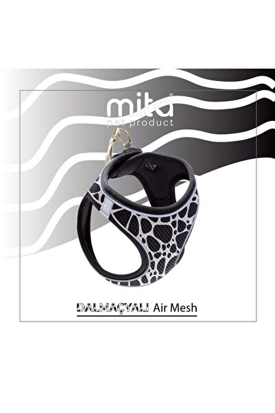 Mita Pet Mita Air Mesh Kedi Köpek Göğüs Tasması Çift Reflektörlü, Terletmeyen Dalmaçyalı / dalmation S