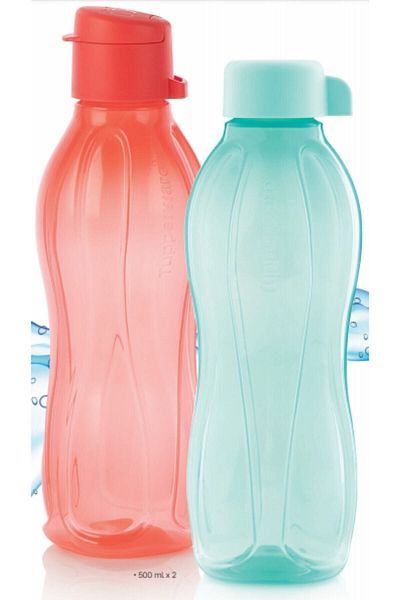 Tupperware Set of 2 500ml Water Bottles