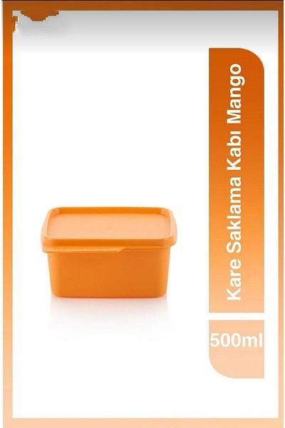 Tupperware Square Storage 500ml Mango storage container