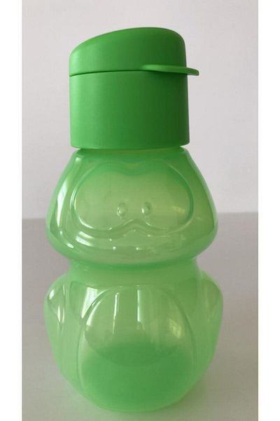 Tupperware Eco Bottle Easy Lid Frog 350ml Green (Drinking Bottle)