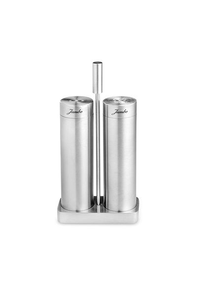 Jumbo Salt Shaker/pepper holder with Timeless Stand