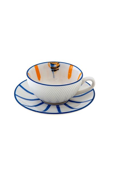 Jumbo Coral Reef 6-Piece Coffee Cup Set