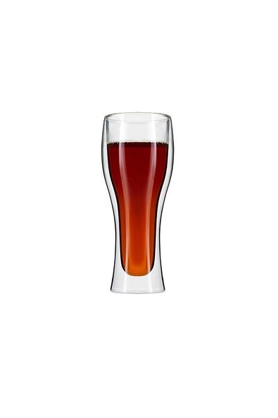 Jumbo Double Glazed 2-Piece Soft Drink Glass Set 400 ml