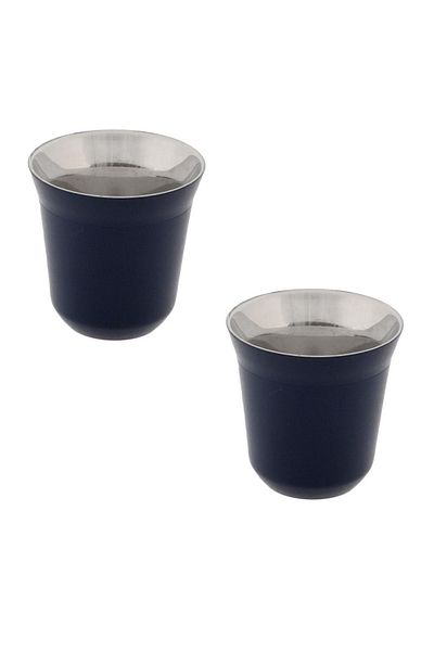 Jumbo Glory 7 Double Wall Dark Blue 2-Piece Thermo Steel Cup 80 ml