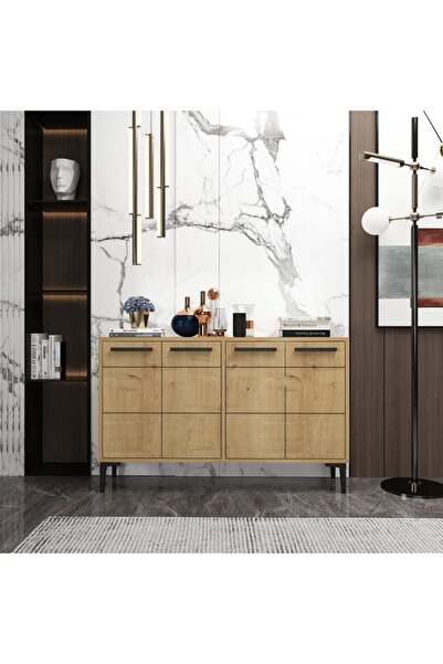 MERT SERT MOBİLYA Stria Meşe Konsol,tv Sehpası,tv Ünitesi,kahve Köşesi,banyo ...