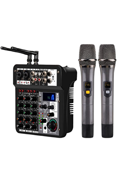 König K-6000 6 KANAL 2 MONO 2 STEREO USB BLUETOOTH'LU KULAKLIKLI MONİTÖR ÇIKI...