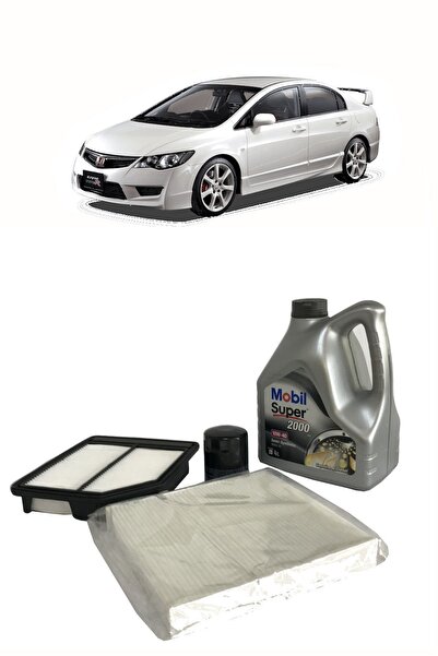 CARDANADAM 2007-2012 Honda Civic Yağ Bakım Seti Yağ Ve Yağ Filtresi Polen Ve ...