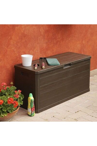 Blooma Ahşap Görünümlü 280 Litre Depolama Sandığı