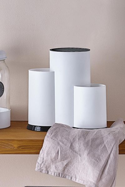Neva N3358 Model White 3 Compartment Service Set Stand
