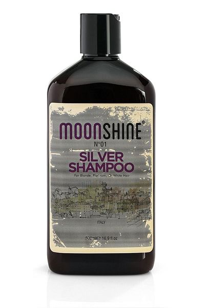 MOONSHINE Moonshine Silver Shampoo (500ml) Anti-Orange -Vibrant and Shiny Hair