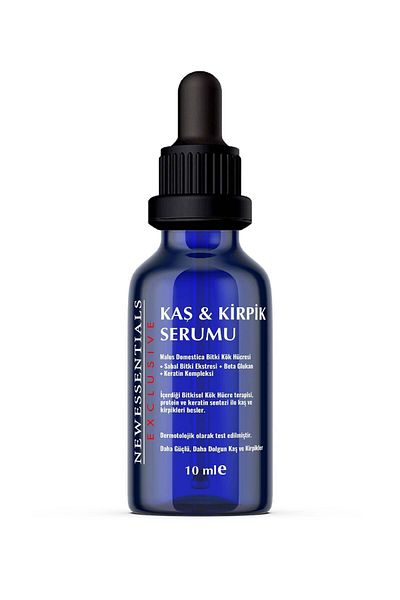 New Essentials سيروم رموش الحواجب (مركب الكيراتين + البيوتين + الخلايا الجذعية النباتية) - 10 مل