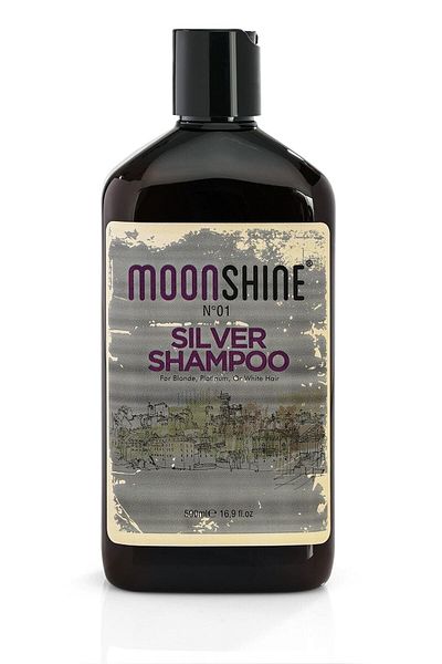MOONSHINE Moonshine Silver Shampoo (500ml) Anti-Orange -Vibrant and Shiny Hair