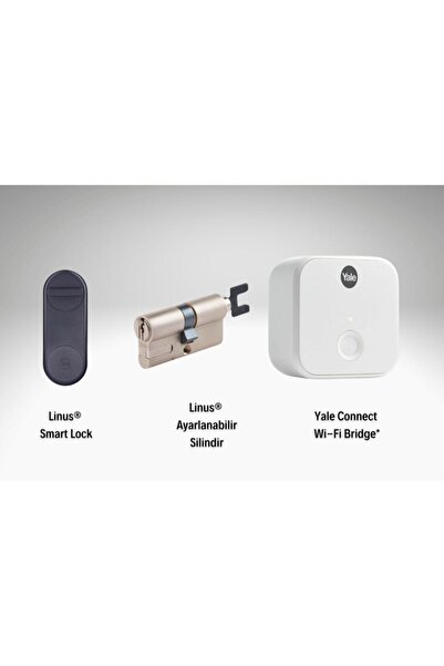 Yale Linus Akıllı Kilit, Wifi Modülü Ve Anahtar Göbeği Seti