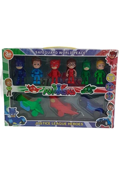 PJMASKS Pjmaskeliler Catboy,connor,owlette,amaya,gekko Greg Karakterleri Ve 3...