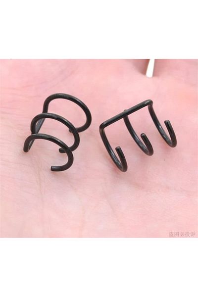 Touz Moda Uny Boutique - Black Ear Piercing