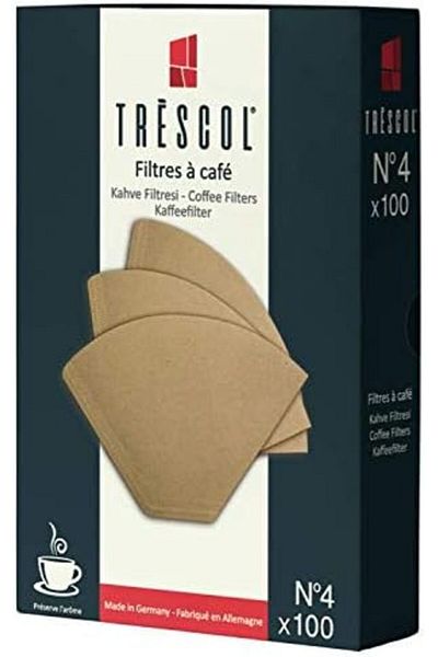 Store Modalist Coffee Filter, Natural Paper, Size 4, Large Size, Pack of 100